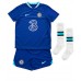 Billige Chelsea Thiago Silva #6 Hjemmetrøye Barn 2022-23 Kortermet (+ korte bukser)